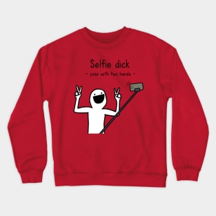 Manly monopod Crewneck Sweatshirt